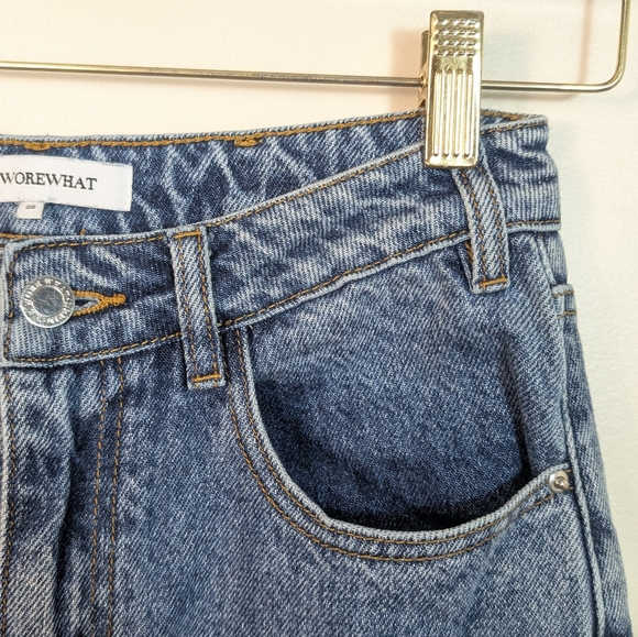 WeWoreWhat Wide Leg Baggy Denim Jeans Size 26 - Picture 4 of 12